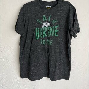 State of Mine Mens Short Sleeve Talk Birdie To Me Black Graphic T-Shirt …